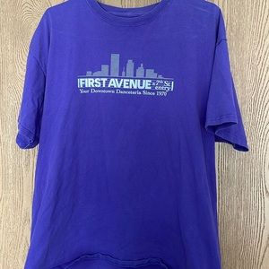 First Avenue Vintage Purple T-Shirt